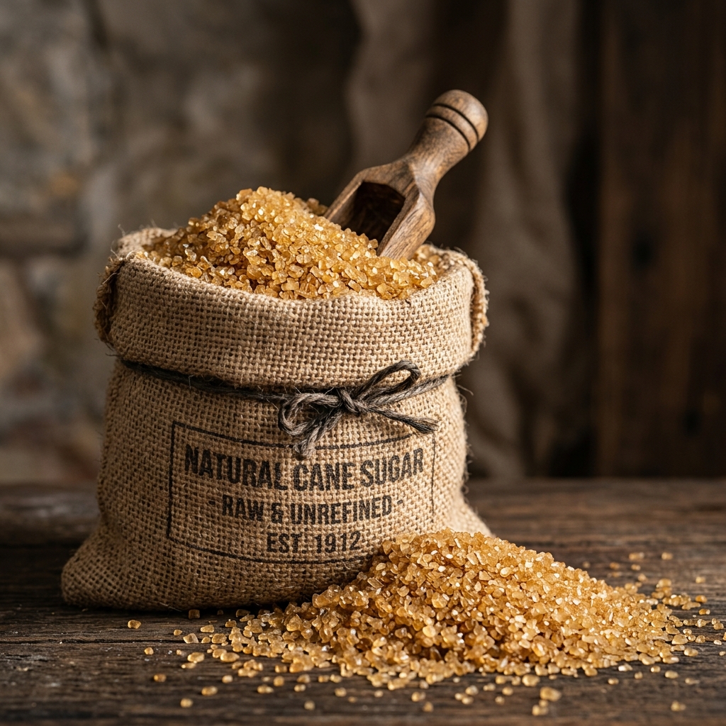 Raw brown cane sugar grade e icumsa 600-1200